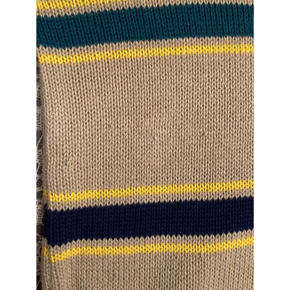 Eddie Bauer Vintage 80s Sweater 1980s Cotton Striped Pullover Size Large - Picture 5 of 5